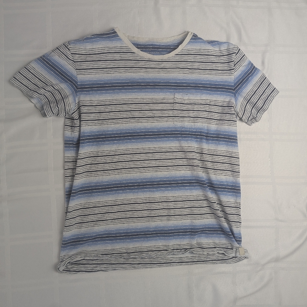 Striped Blue and White T-Shirt